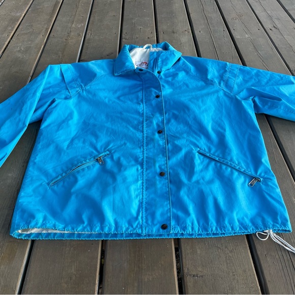 Vintage Far West Mountain Wear Gore Tex Blue Lightweight Jacket Coat - Picture 3 of 15